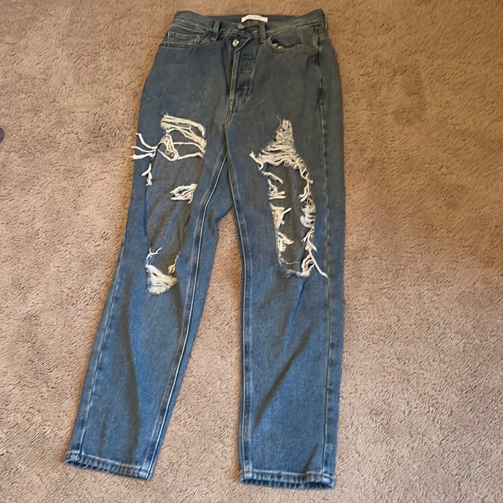 High rise jeans